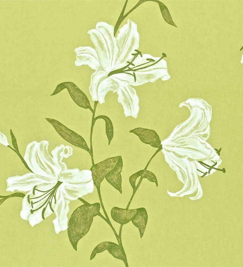 Papel pintado flores de trompeta artísticas  Jenevra 564906