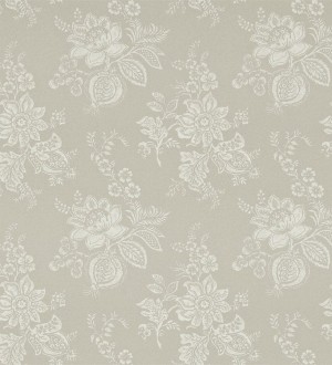 Papel pintado flores artísticas vintage fondo beige pálido Dariana 565188