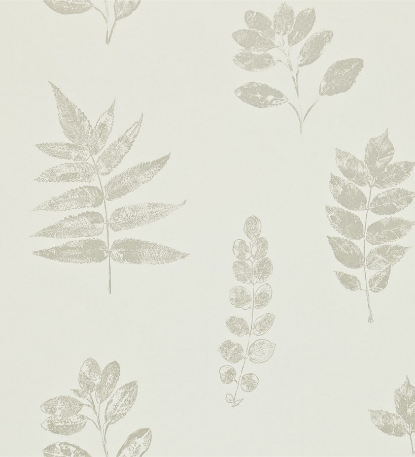 Papel pintado hojas variadas Shabby Chic artísticas  Zamia 565204