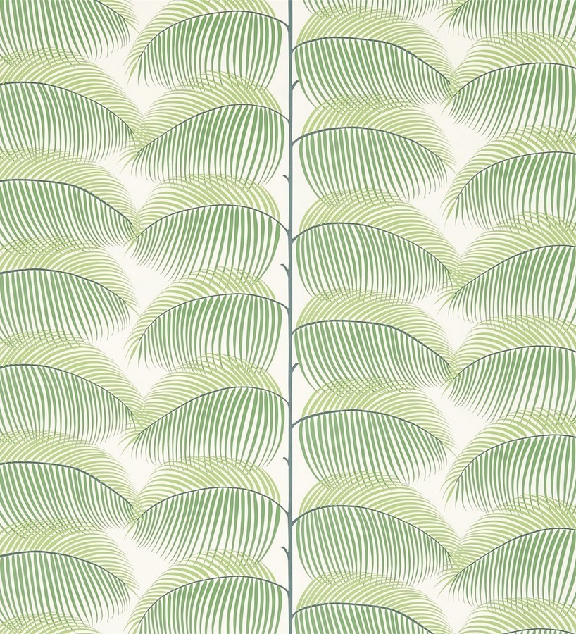 Papel pintado hojas de helecho estilo tropical Biconia 565510