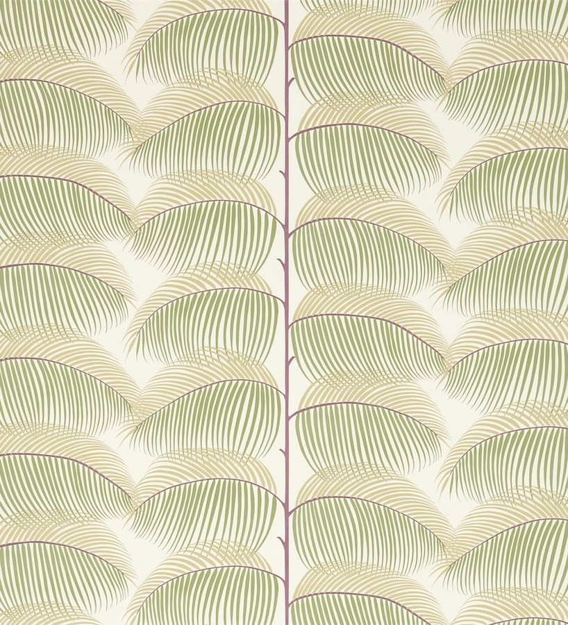 Papel pintado hojas de helecho estilo tropical Biconia 565513
