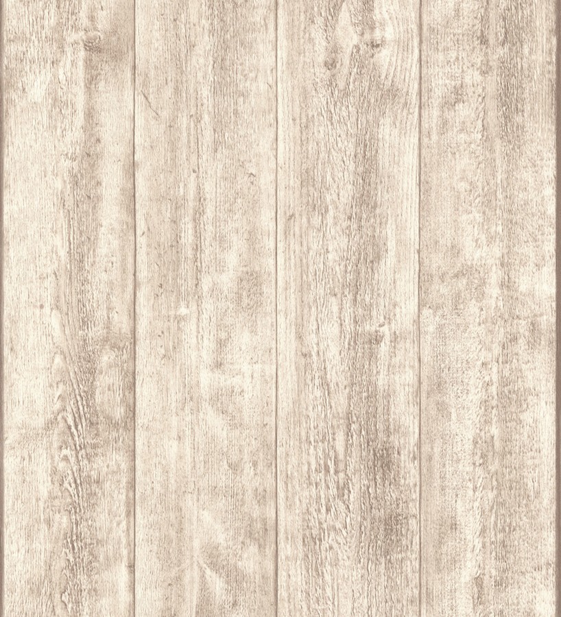 Papel pintado madera de roble claro en listones Capri 453150