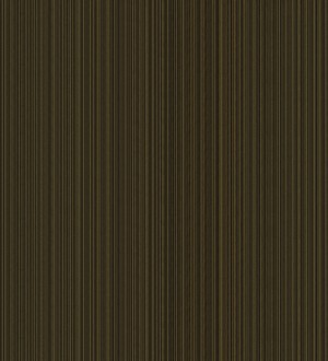 Papel pintado rayas diplomática veteada dorado fondo negro Ocelo 453394