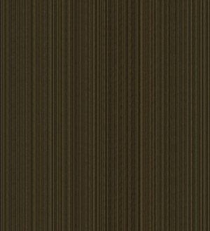 Papel pintado rayas diplomática veteada dorado fondo negro Ocelo 453394