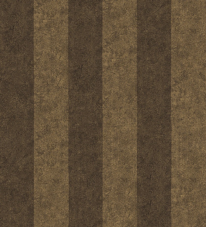 Papel pintado rayas simétricas marrón claro y marrón grisáceo Raya Sacchetti 455821