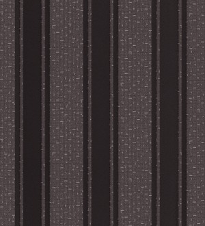Papel pintado rayas desiguales texturizadas negro y gris oscuro Raya Alessandria 455862