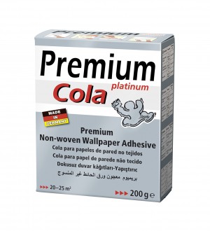 Cola profesional no-tejido para papel pintado con base de fibra Cola Silver Glu 585