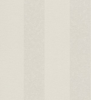 Papel pintado rayas clásicas efecto textil beige claro y blanco roto Raya Van Gogh 6968