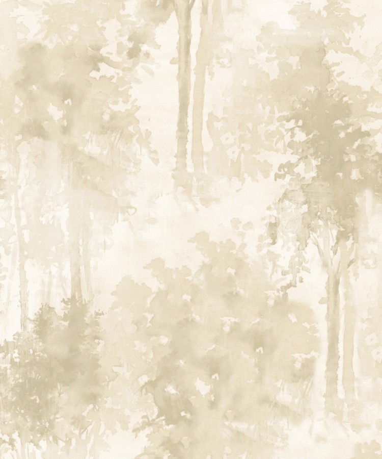 Papel pintado bosque de árboles pintados a acuarela  Villa Lucia 121008