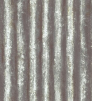 Papel pintado rayas modernas metalizadas estilo industrial Lewis 121294