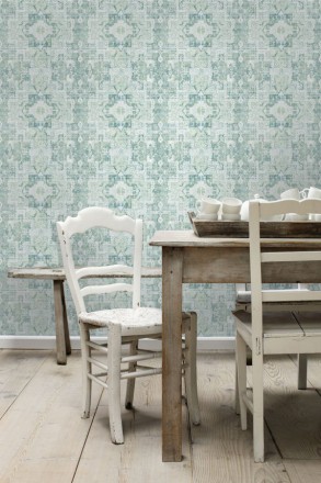Papel pintado mosaico étnico estilo boho Boho Etnik 676905