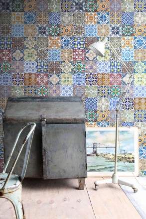 Papel pintado azulejos árabes estilo persa Persian Soul 676948