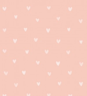 Papel pintado corazones tonos rosados Magic Hearts 677197