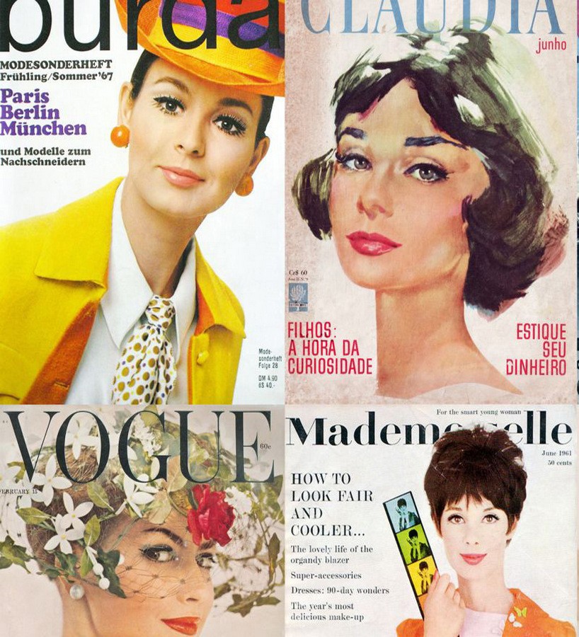 Papel pintado portadas revistas de moda vintage - Women Rules 677243
