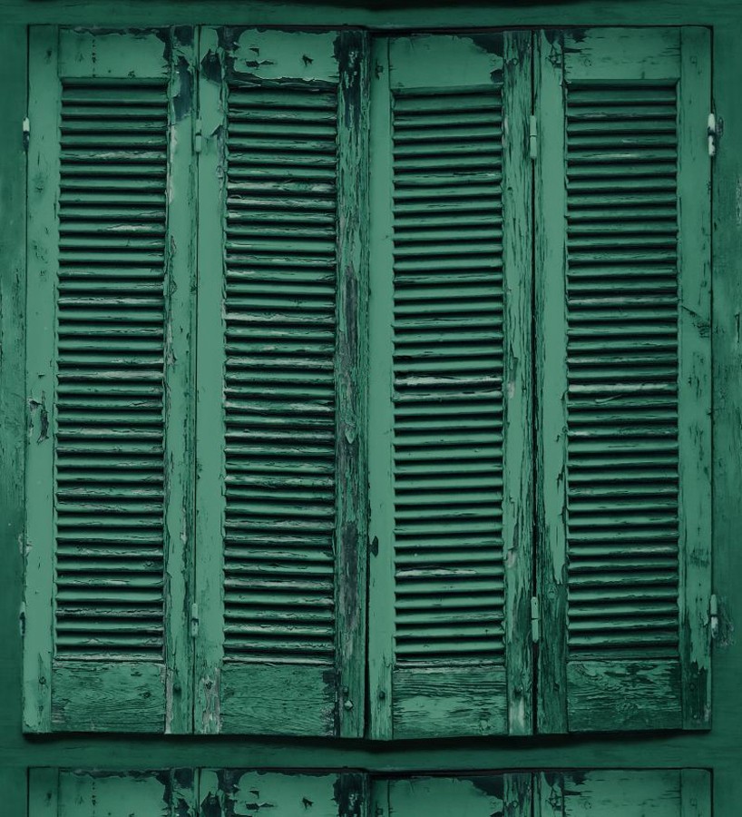 Papel pintado ventana de madera envejecida estilo vintage Sintra Windows 677287