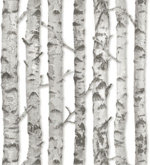 Papel pintado troncos de árboles estilo nórdico Baltic Hills 677291
