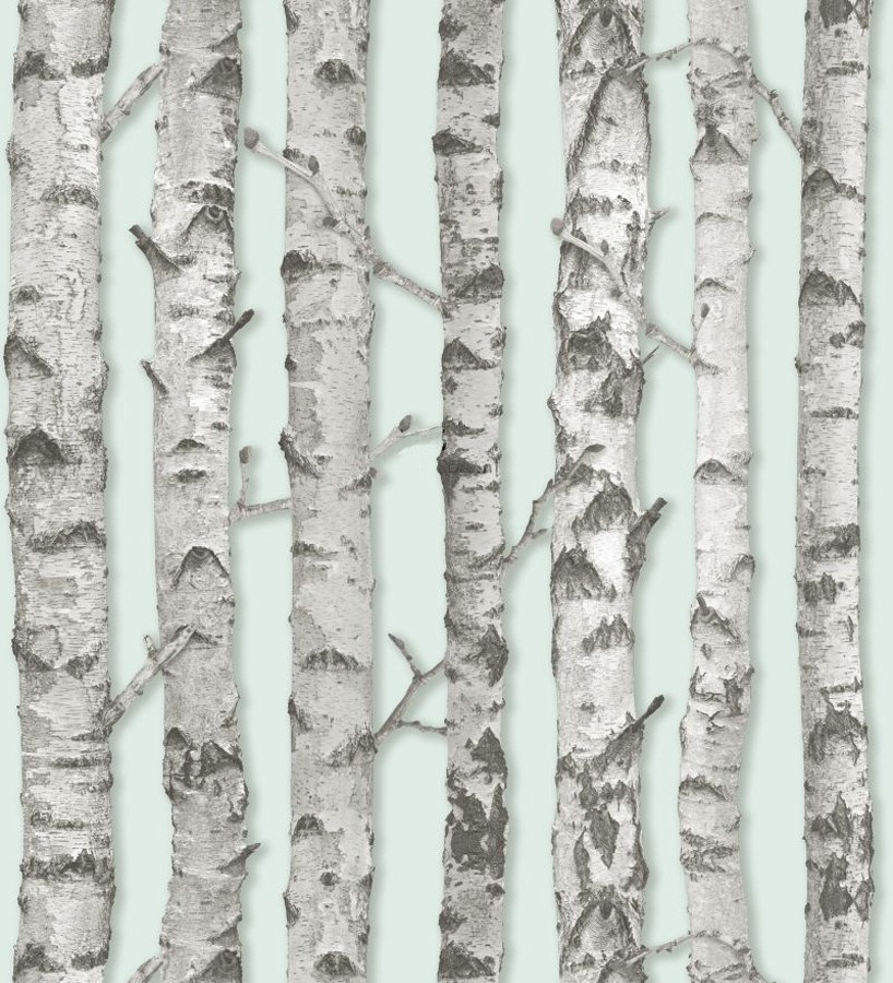 Papel pintado troncos de árboles estilo nórdico Baltic Hills 677292