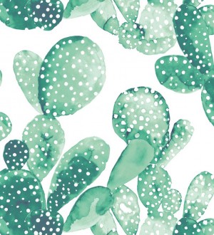 Papel pintado cactus en acuarela Sonora Cactus 677305