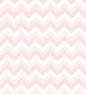 Papel pintado rayas zigzag rosa y blanco Ursa 677332