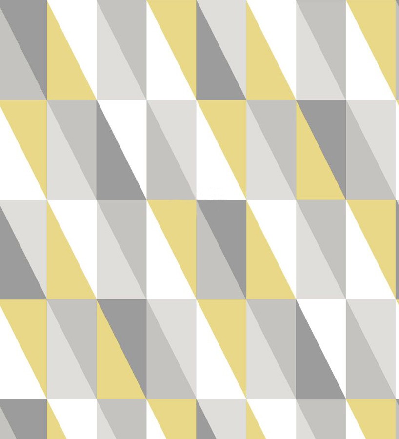 Papel pintado geométrico triángulos de colores Metrix Evolution 677359