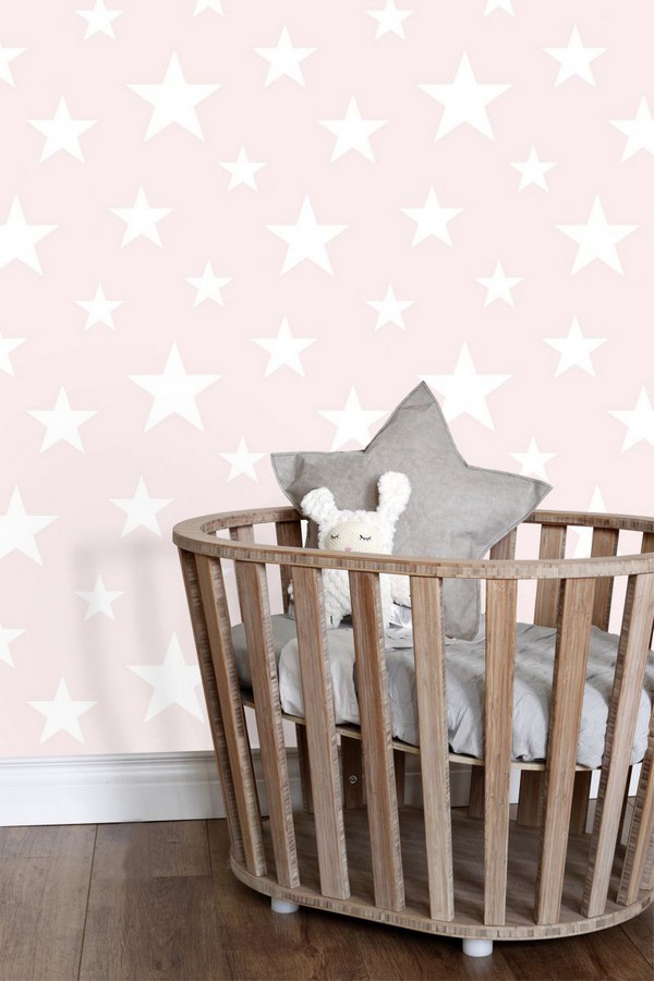 PAPEL PINTADO INFANTIL ESTRELLAS Y LUNAS 9002-50 - Papel & Deco