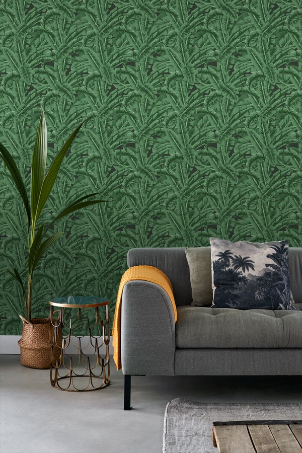 Papel pintado hojas de jungla estilo tropical Paipe Jungle 679028
