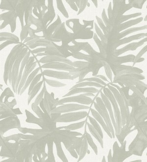 Papel pintado hojas de palmera estilo tropical Oasis Garden 679032