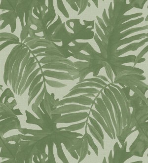 Papel pintado hojas de palmera estilo tropical Oasis Garden 679033