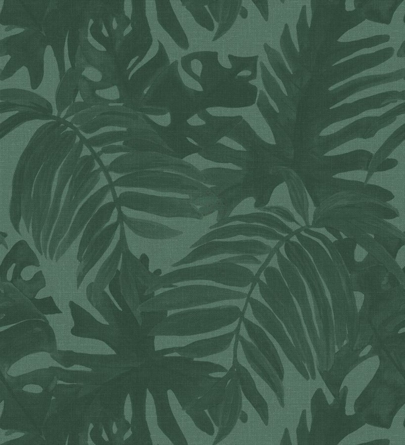Papel pintado hojas de palmera estilo tropical Oasis Garden 679034