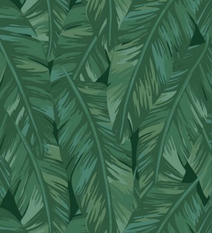Papel pintado hojas de palmeras tropicales Summer in Beirut 679059