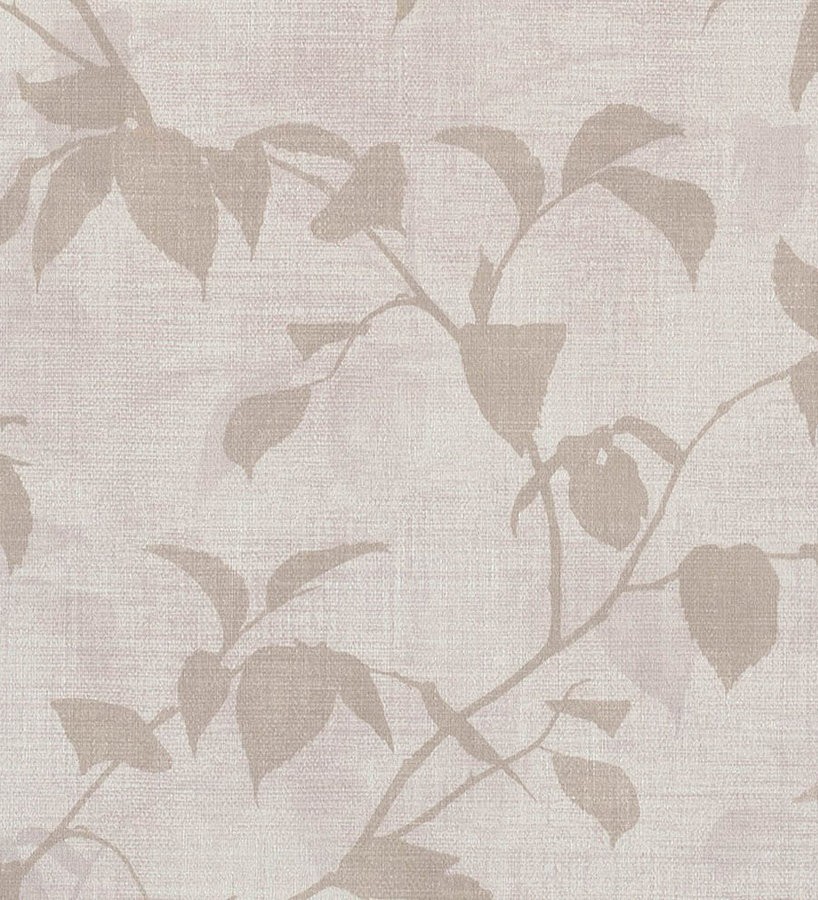 Papel pintado hojas tonos crema Baltic Gardens 126024