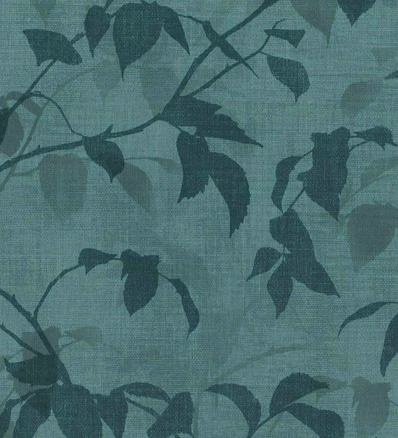 Papel pintado hojas tonos verdes Baltic Gardens 126025