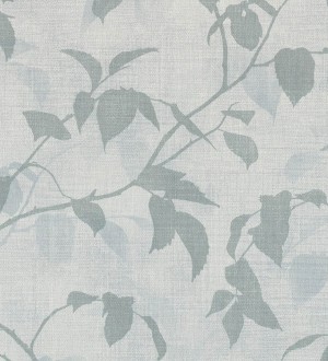 Papel pintado hojas tono gris Baltic Gardens 126029