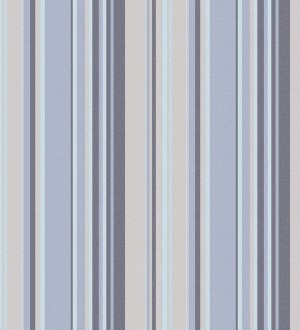 Papel pintado rayas desiguales tonos azules y grises Walter Stripes 124170