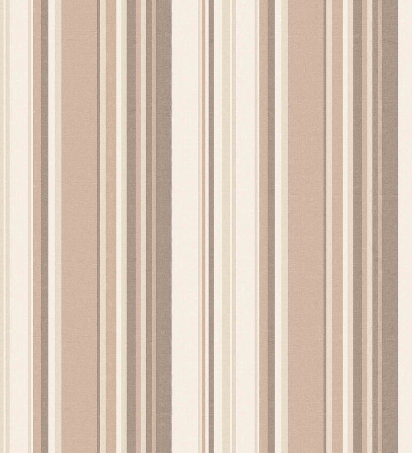 Papel pintado rayas desiguales tonos marrones Walter Stripes 124172