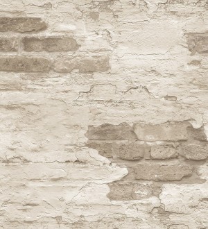 Papel pintado muro de ladrillo desgastado Morris Street 124401