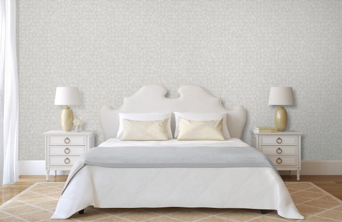 Papel pintado geométrico con textura efecto madera Fort William 679278