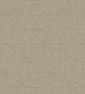Papel pintado geométrico texturizado tonos ocre Corinto 679293