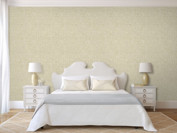 Papel pintado fibra vegetal textura lisa Di Renzo 679388