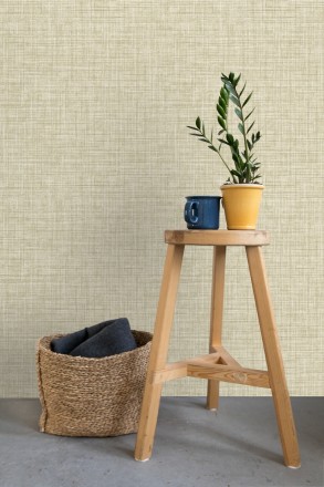 Papel pintado fibra vegetal textura lisa Di Renzo 679388