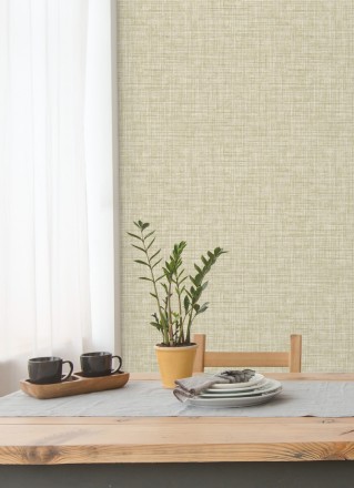Papel pintado fibra vegetal textura lisa Di Renzo 679388