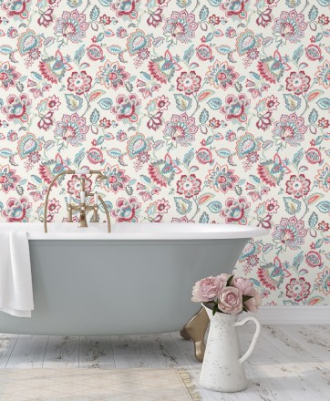 Papel pintado de flores paisley de la Polinesia Polynesia 679577