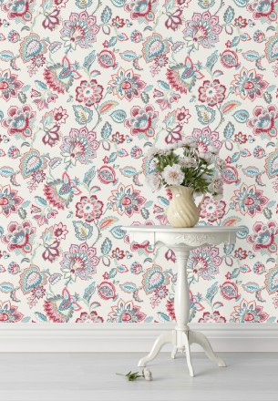 Papel pintado de flores paisley de la Polinesia Polynesia 679577
