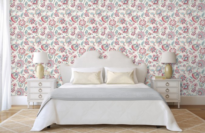Papel pintado de flores paisley de la Polinesia Polynesia 679577