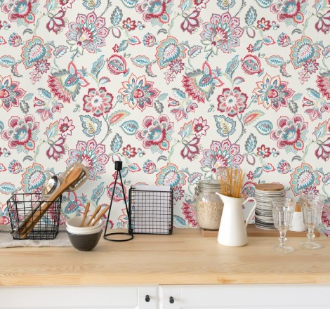 Papel pintado de flores paisley de la Polinesia Polynesia 679577
