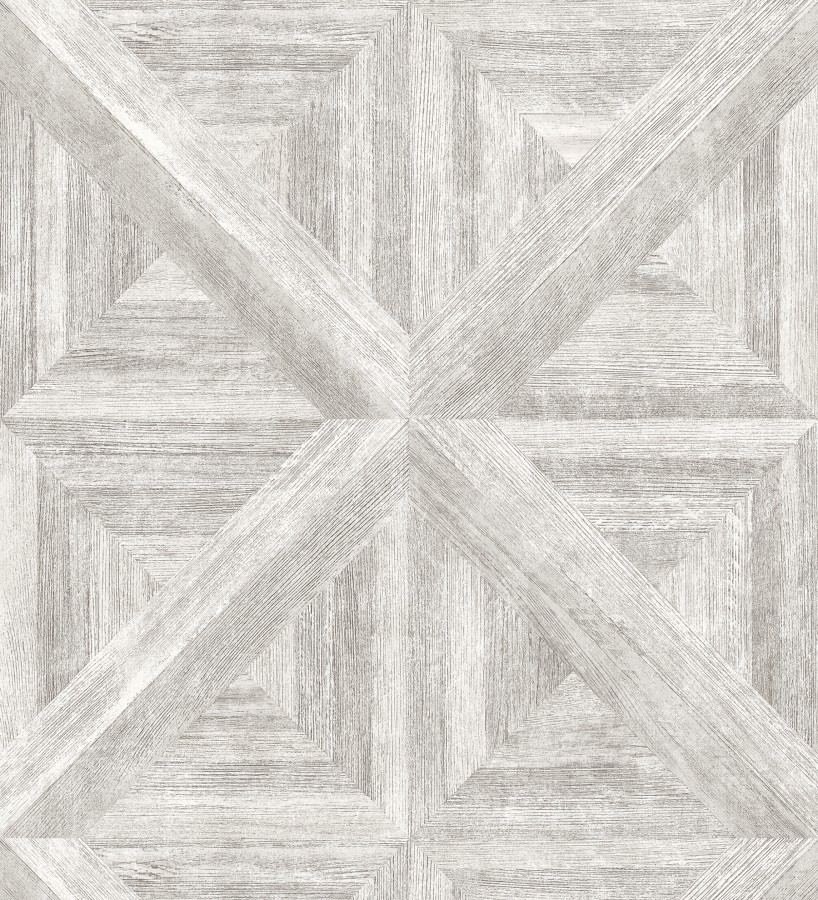 Papel pintado geométrico cuarterones de madera Delfos 679599