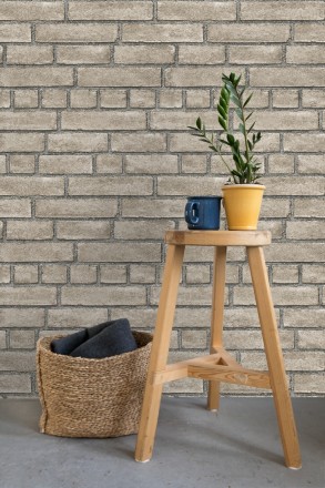 Papel pintado de ladrillos textura piedra Dallas 679632