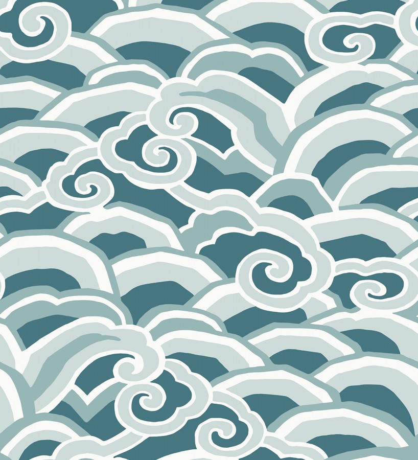 Papel pintado de olas estilo nórdico Greek Waves 679687