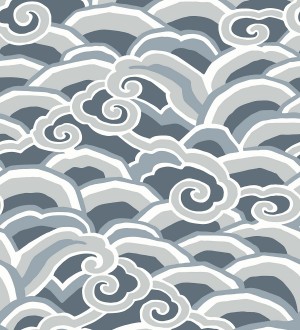 Papel pintado de olas estilo nórdico Greek Waves 679688