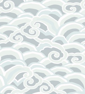 Papel pintado de olas estilo nórdico Greek Waves 679689